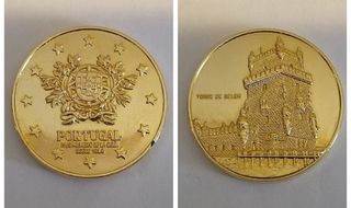 MEDALLAS DORADAS CONMEMORATIVAS UNIÓN EUROPEA