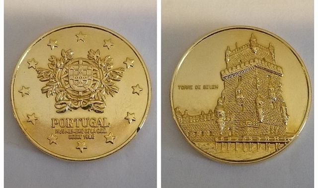 MEDALLAS DE ORO CONMEMORATIVAS UNIÓN EUROPEA