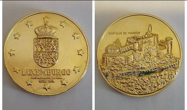 MEDALLAS DE ORO CONMEMORATIVAS UNIÓN EUROPEA