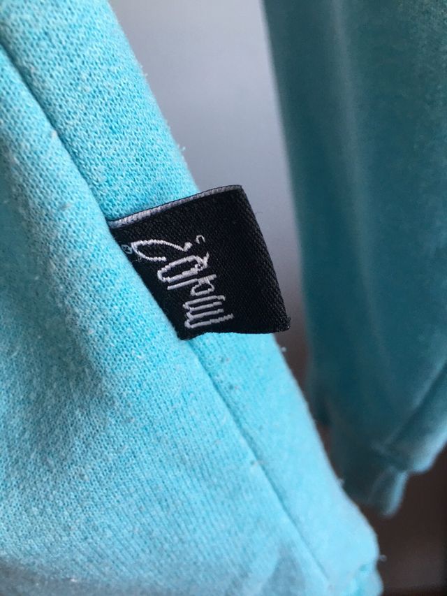 Sudadera azul scooter vintage