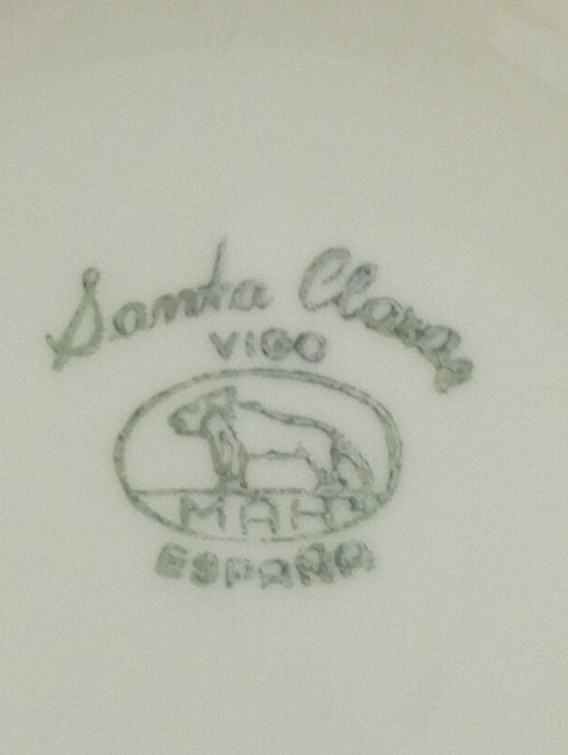 Santa Clara Juego de té antiguo dorado