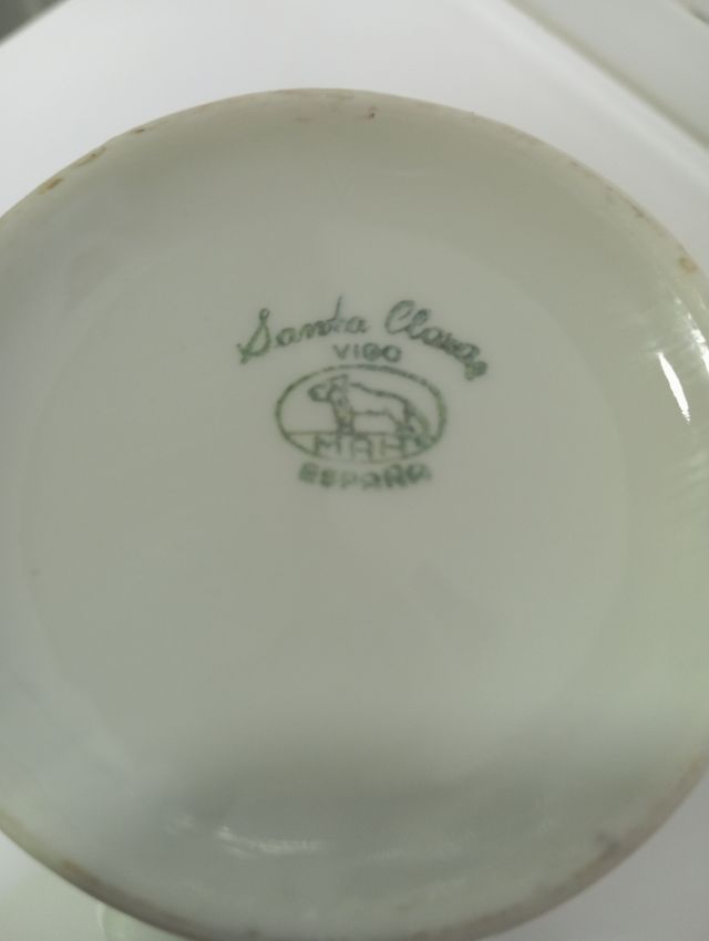 Santa Clara Juego de té antiguo dorado