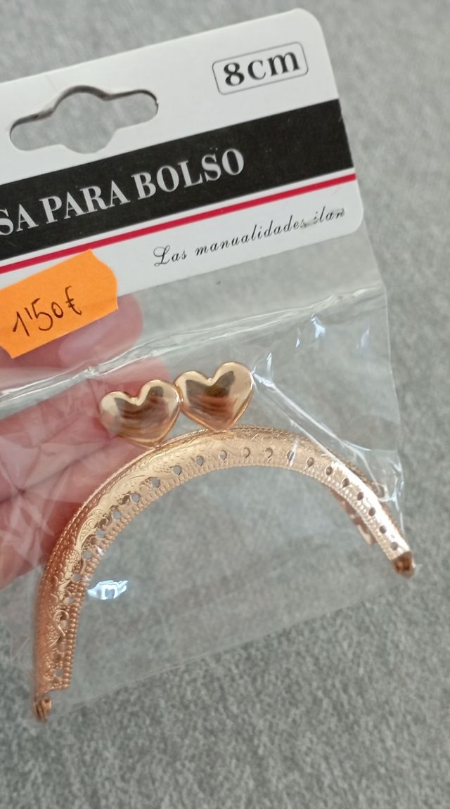 6 Boquillas Metal Bolsos Monedero