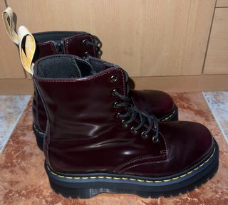 Dr. Martens Jadon II Veganas - Botas Burdeos