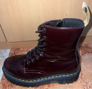 Dr. Martens Jadon II Veganas - Botas Burdeos