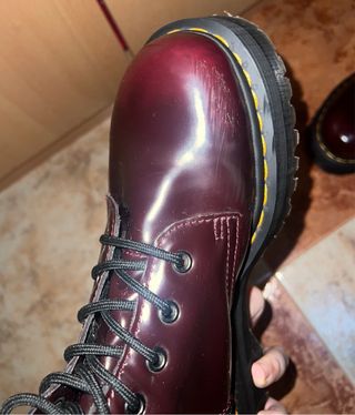 Dr. Martens Jadon II Veganas - Botas Burdeos