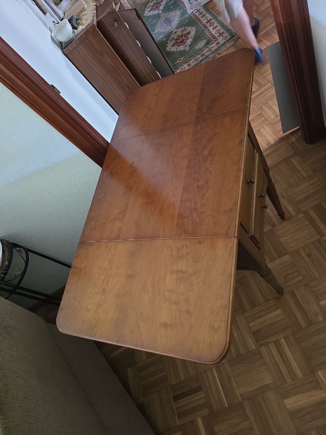 Mesa auxiliar madera maciza