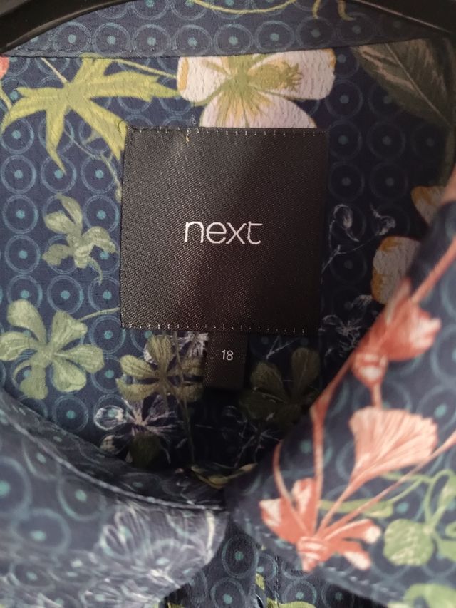 Vestito Next fiori tg. 18