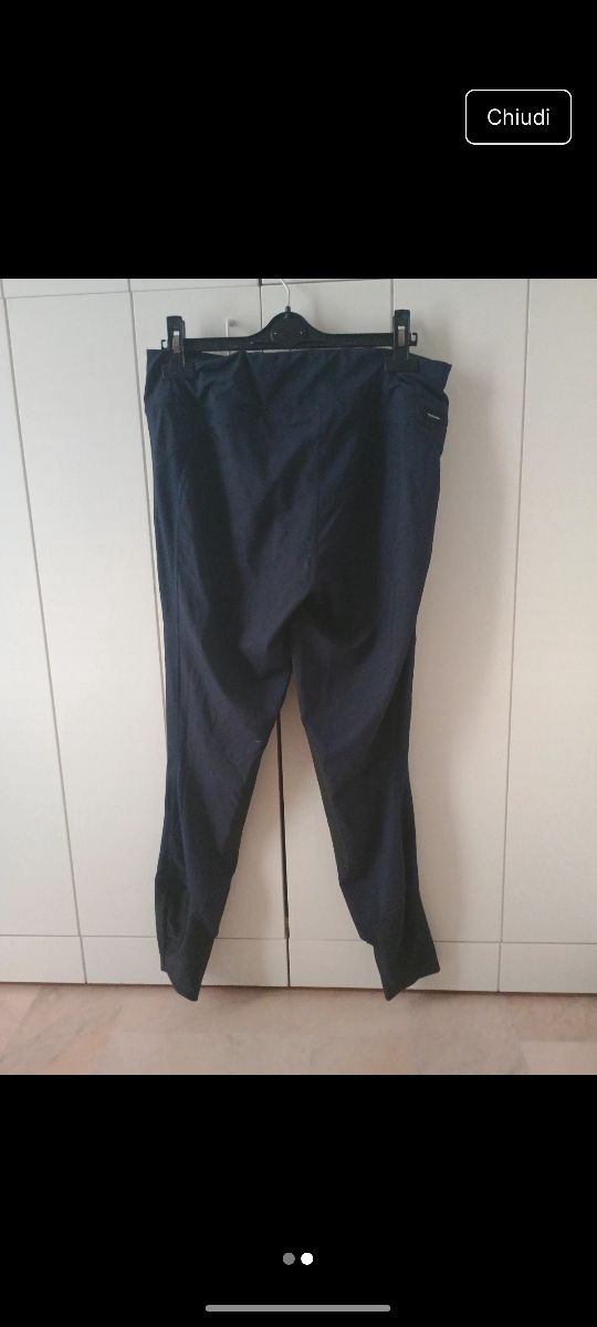 Pantaloni equitazione blu donna