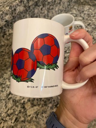 2 Tazas Barça Vintage