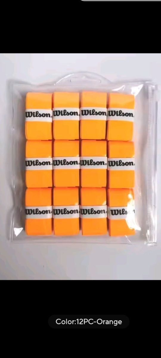 12 grips padel Wilson - Naranja