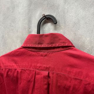 Polo Ralph Lauren camicia rossa 100% cotone 