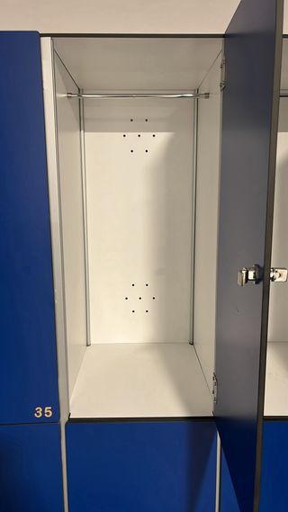 Vestuario gimnasio: taquillas fenolicas