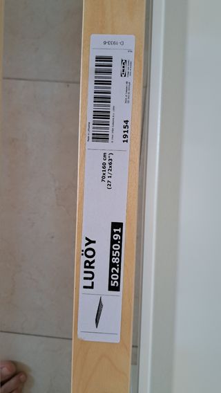 Cama kritter de IKEA - con barrera colchón sábanas