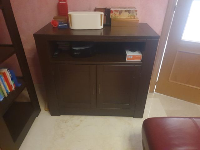 Muebles salón wengué