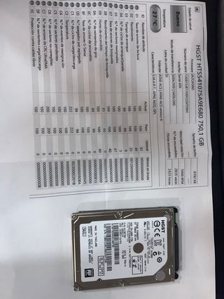 HDD HGST 750GB - Disco Duro