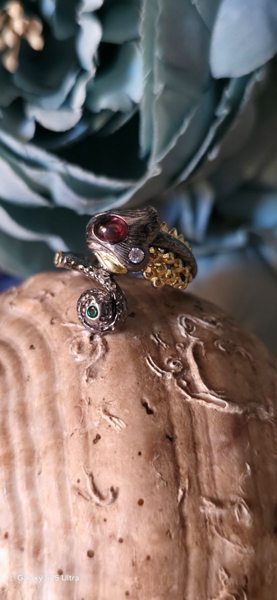 Anillo camaleón joya de autor 