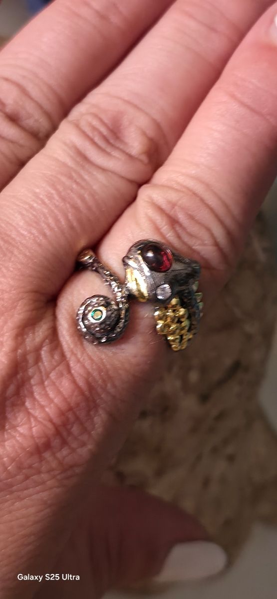 Anillo camaleón joya de autor 