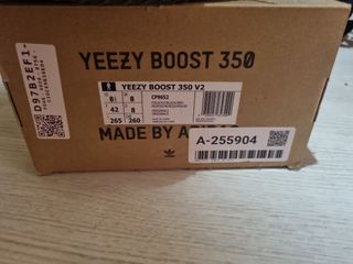 Adidas Yeezy Boost 350 V2 Black red - Talla 42