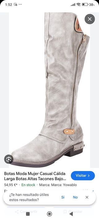 Botas altas negras - Piel