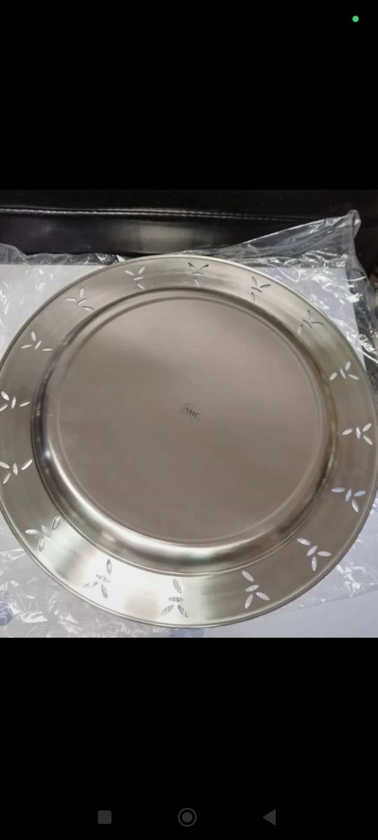 Vassoio centrotavola AMC in metallo diametro 39 cm