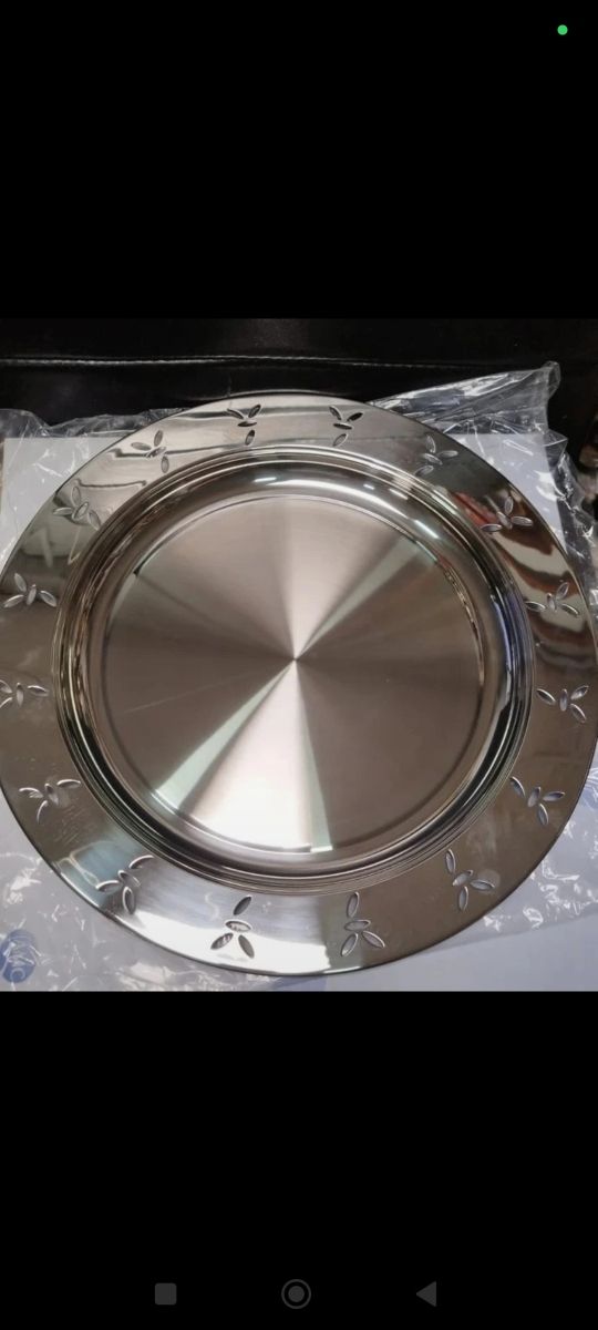 Vassoio centrotavola AMC in metallo diametro 39 cm