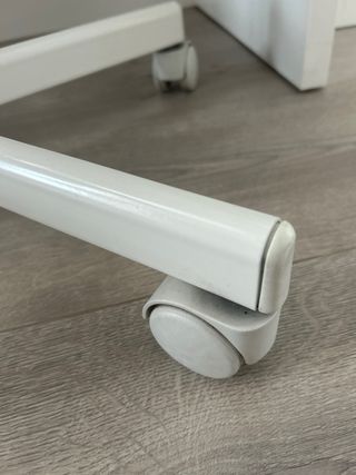 Silla escritorio blanca plástico