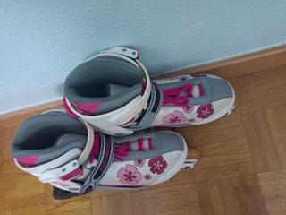 Patines en línea con talla ajustable. 