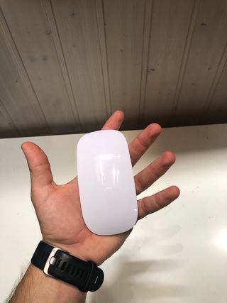 Mouse táctil blanco