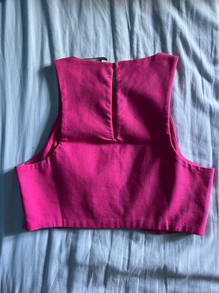 Crop top rosa Zara