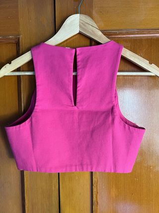 Crop top rosa Zara