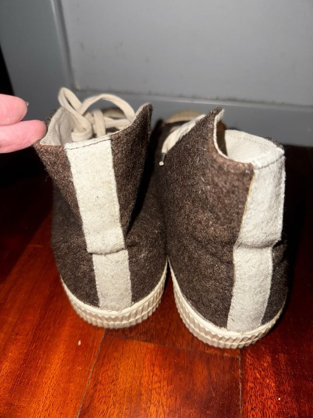 Novesta originali scarpe alte marroni