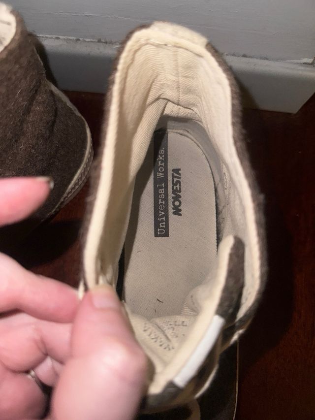 Novesta originali scarpe alte marroni