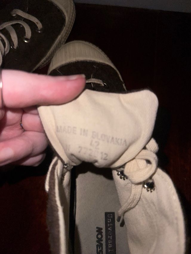 Novesta originali scarpe alte marroni