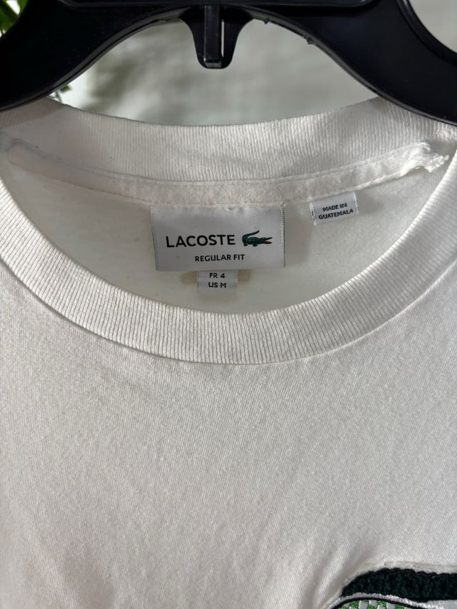Camiseta Lacoste blanca - Talla M