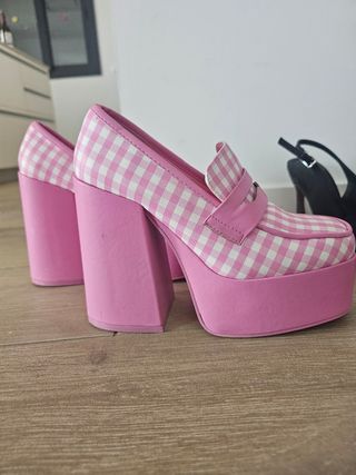 Zapatos plataforma Daisy Street rosa