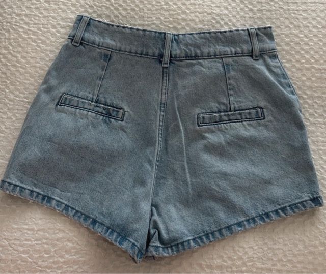 Shorts Bershka - Vaqueros azules