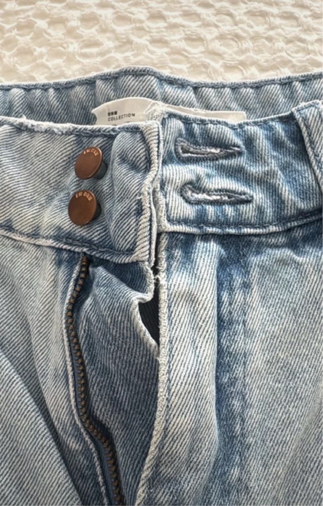 Shorts Bershka - Vaqueros azules