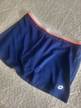 Falda pantalón de pádel/tenis azul de Lotto