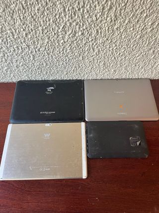 4 Tablets rotas - Samsung, bq, Woxter, Sunstech