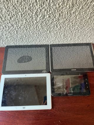 4 Tablets rotas - Samsung, bq, Woxter, Sunstech