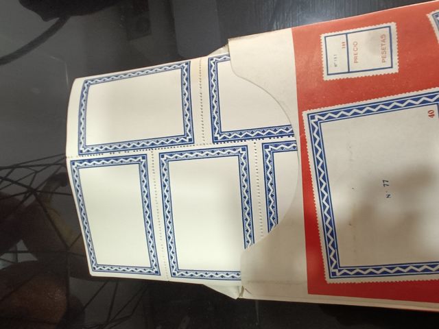 Etichette vintage Star gommate e perforate Nº76