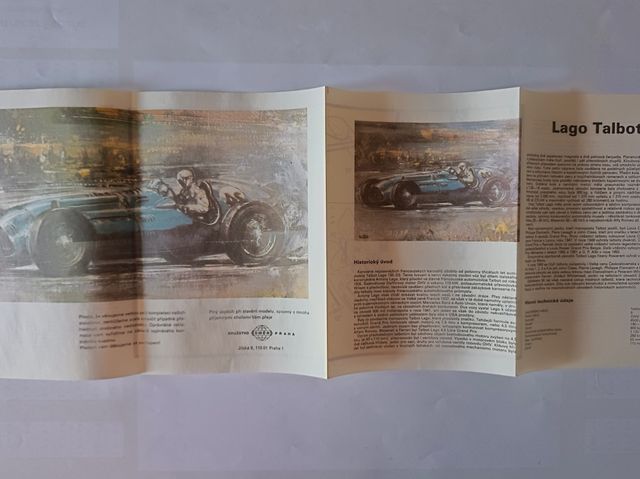 Lámina Coche Antiguo Lago Talbot