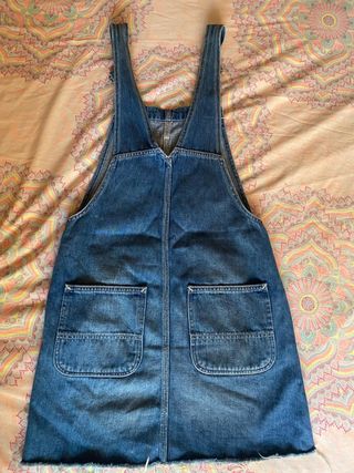 Peto vaquero de falda Carhartt azul