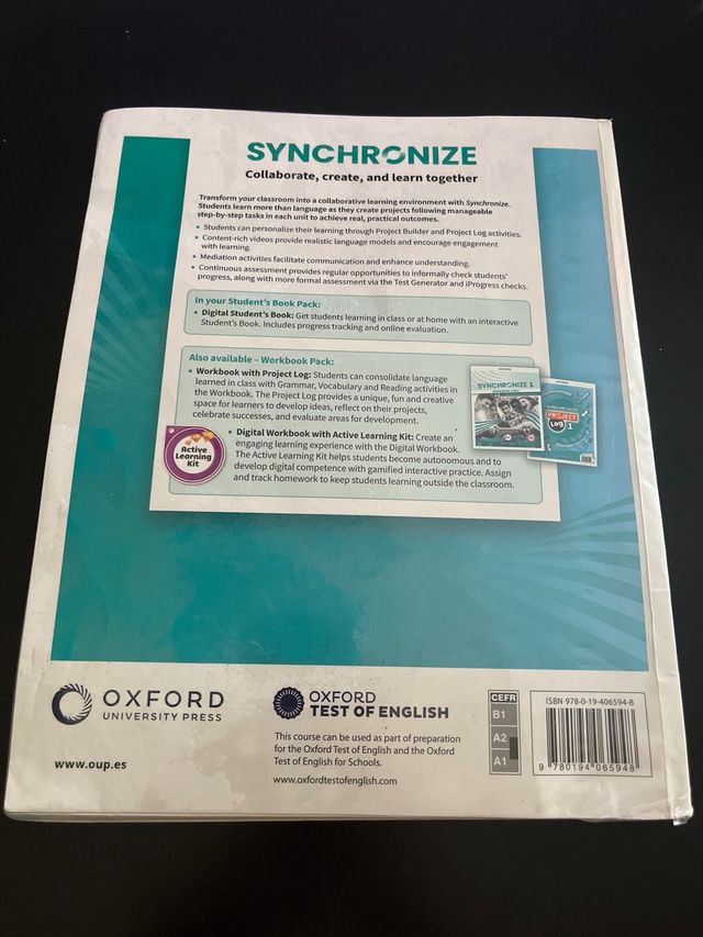 Libro Inglés 1° ESO “Synchronize 1 Student's Book”