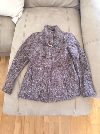 Chaqueta mujer - Púrpura y blanco