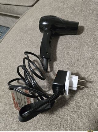 Asciugacapelli da viaggio nero