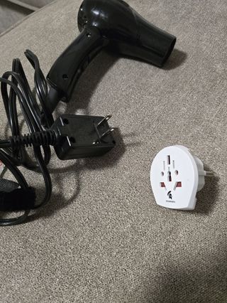 Asciugacapelli da viaggio nero