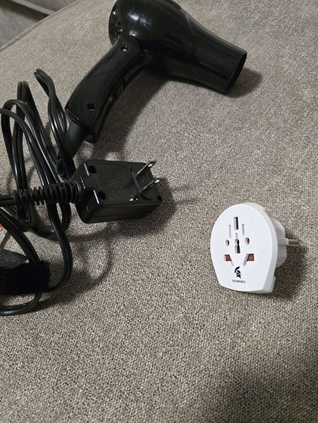 Asciugacapelli da viaggio nero