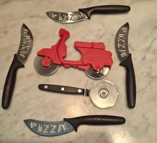 Set 5 Taglierine Pizza - Rosso&Nero